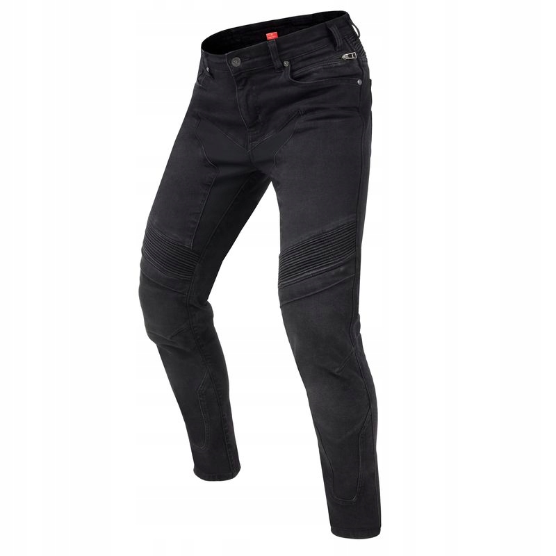 REBELHORN SPODNIE JEANSY MOTOCYKLOWE EAGLE III SLIM FIT TWILL BLACK 38/32