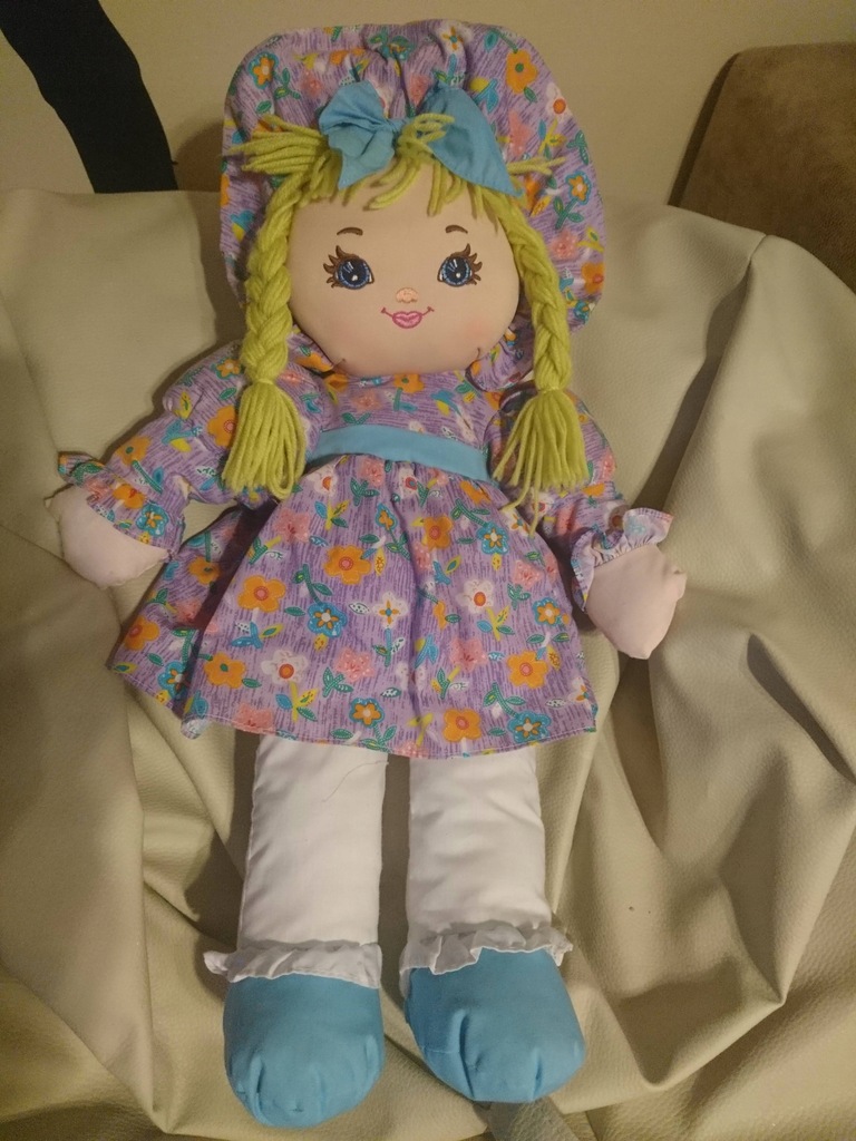 Duża lalka szmacianka prl vintage
