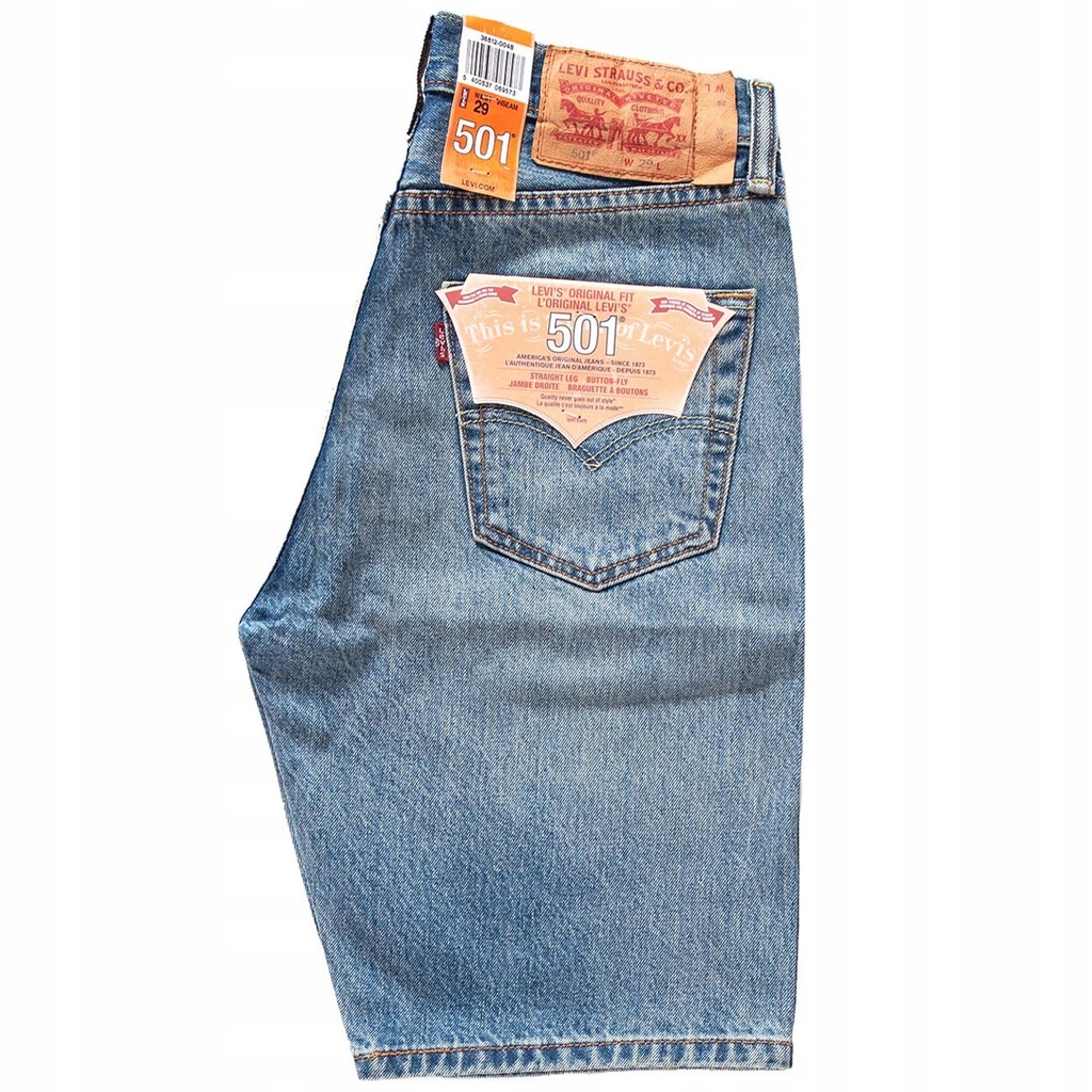 LEVI'S 501 MĘSKIE SPODENKI SZORTY JEANSOWE W31