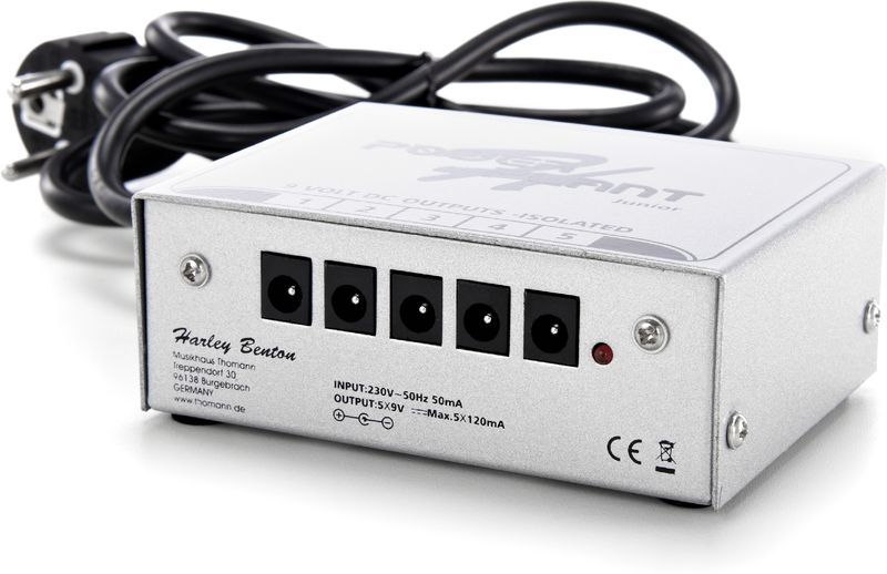 POWERPLANT ZASILACZ 5 EFEKTÓW izolowane pedalboard 7363188943