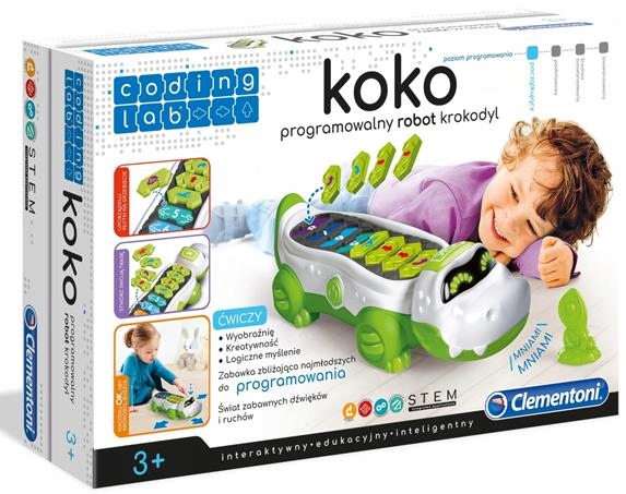 KOKO PROGRAMOWALNY ROBOT KROKODYL CLEMENTONI 50108