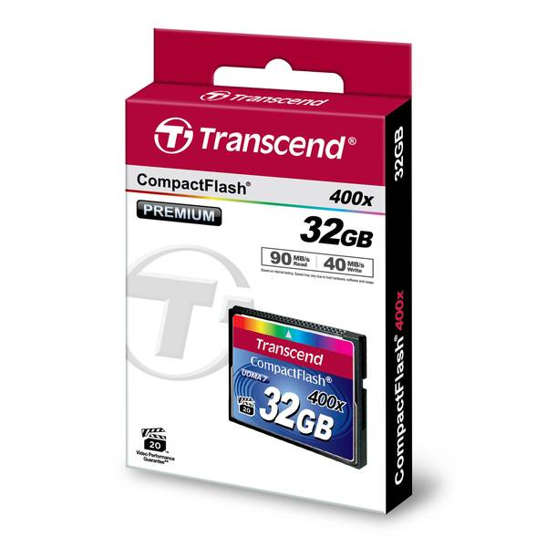 Transcend Karta pamięci CF 32 GB 400x 60 MB/s / 30