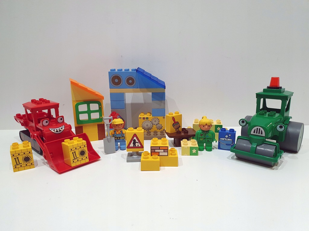 Lego DUPLO 3289 Bob Budowniczy, walec, spychacz