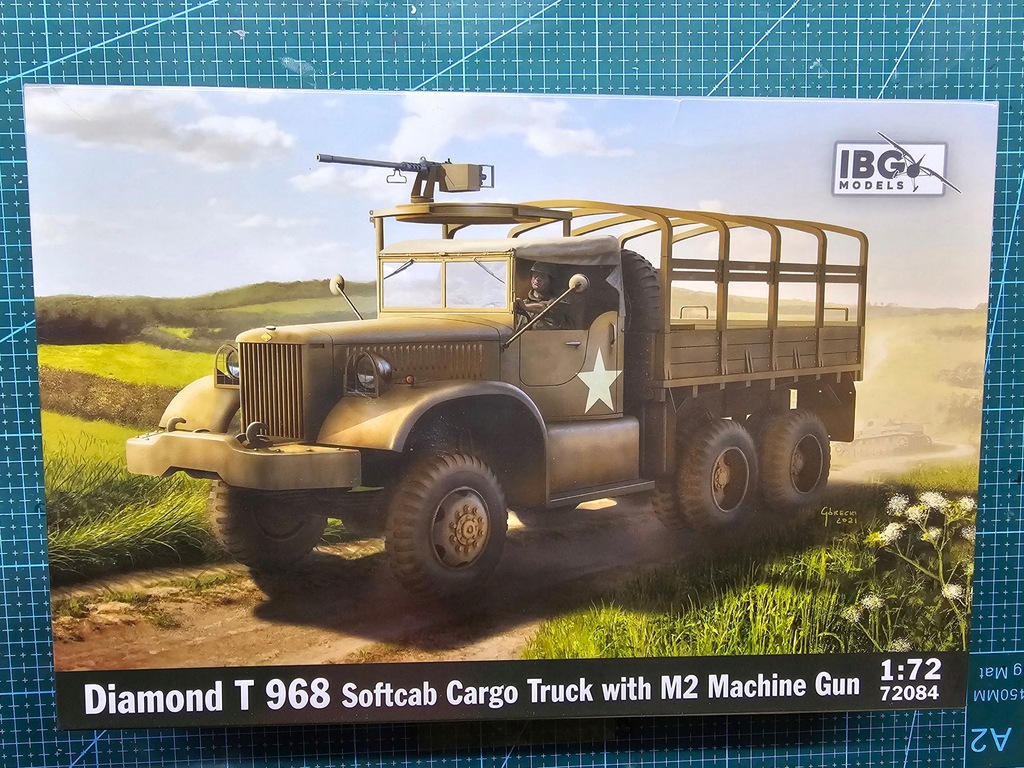 BG 72084 Diamond T968 Softcab Cargo Truck with M2