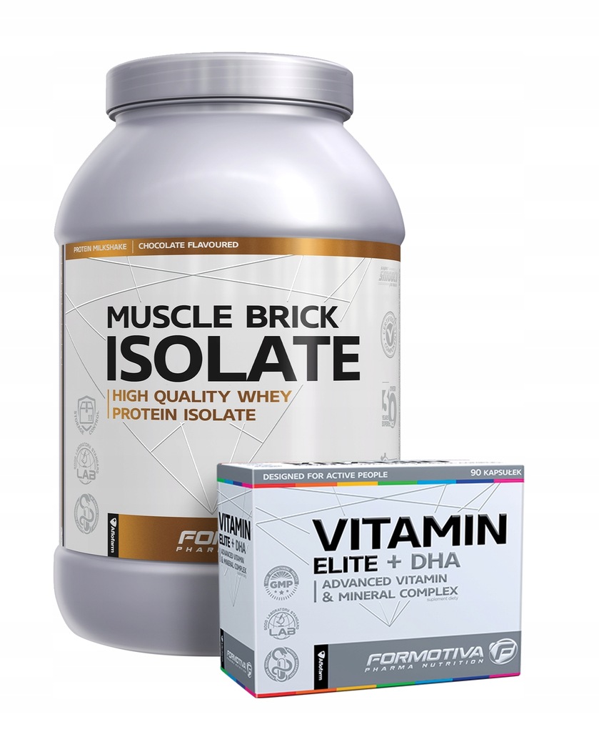 FORMOTIVA MUSCLE BRICK ISOLATE 2000G VITAMIN 90kap