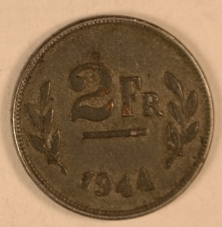 Belgia 2 franki 1944