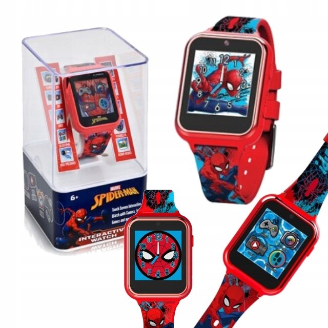 SMARTWATCH Zegarek inteligentny SPIDERMAN 10 funkcji KIDS SPD4588