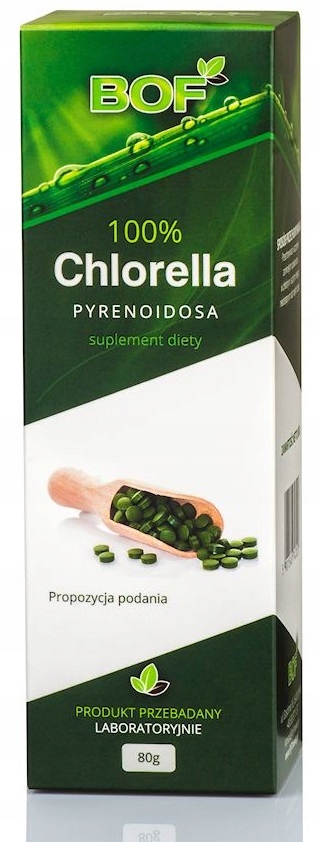 CHLORELLA PYRENOIDOSA 100% 200MG BIO ORGANIC 80G