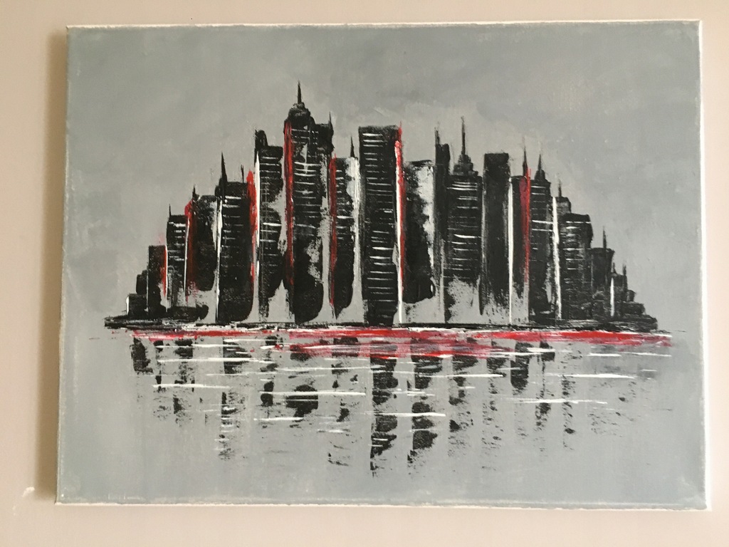 Obraz na płótnie akryl, Manhattan 30 x 40