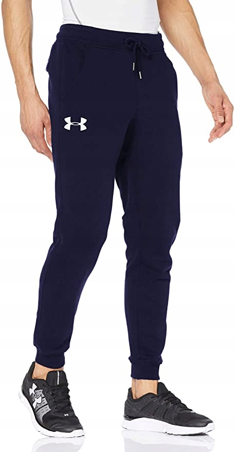 SPODNIE DRESOWE MĘSKIE UNDER ARMOUR GRANATOWE S/M