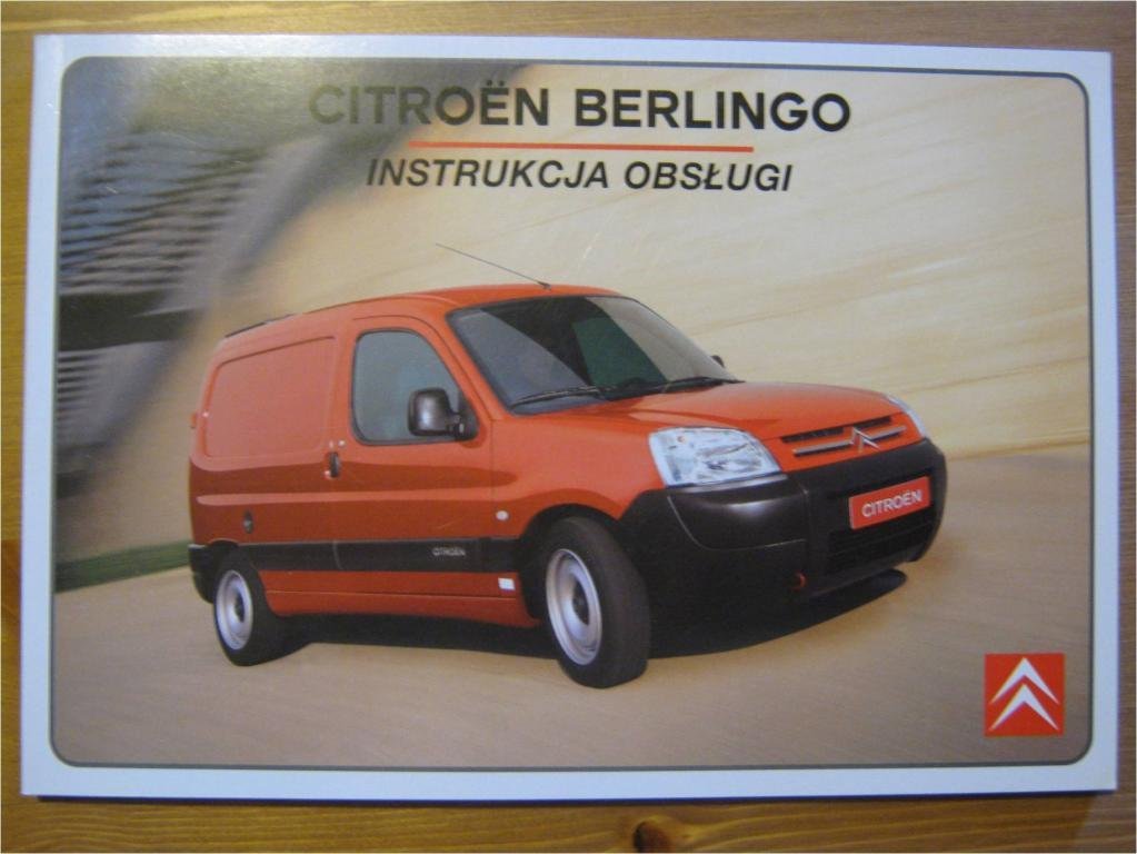 Instrukcja Obsługi Citroen Berlingo 2002-7R. Oryg. - 8213812009 - Oficjalne Archiwum Allegro