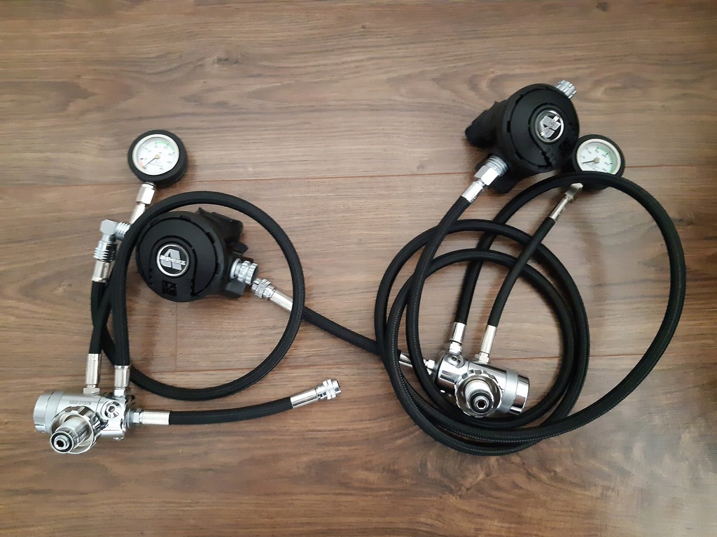 Zestaw APEKS SIDEMOUNT po serwisie 2xDST + 2TX00