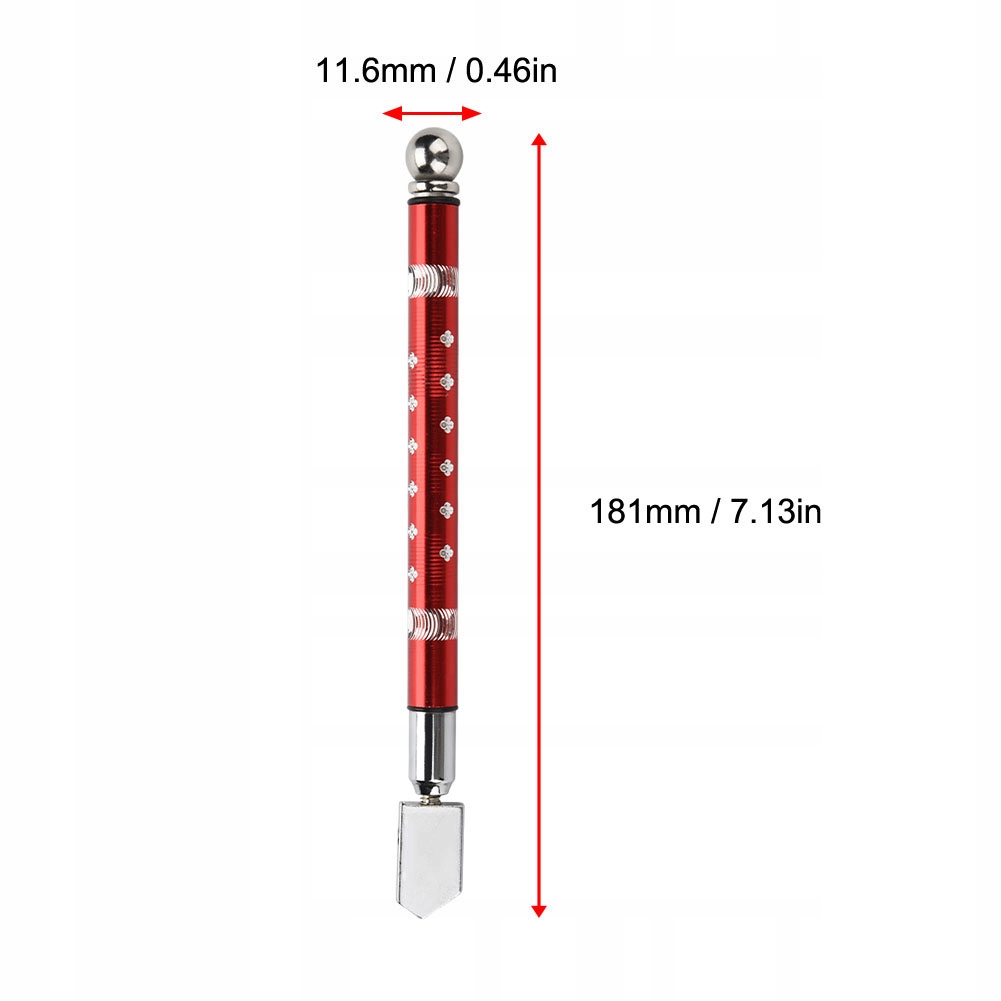 Przenośny ręczny nóż do cięcia szkła z uchwytem