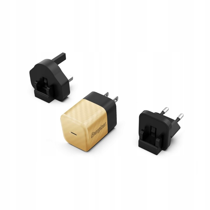 Energizer Ultimate - Ładowarka sieciowa podróżna Multiplug EU / UK / US GaN