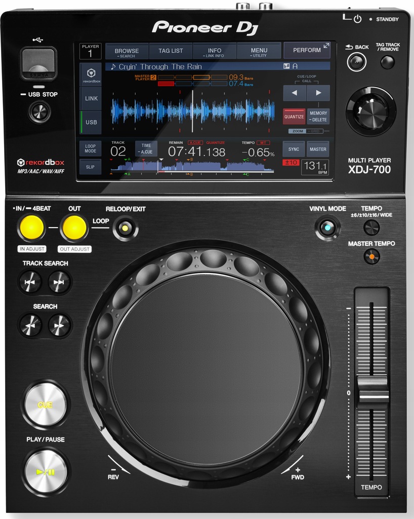 KOMPAKTOWY MULTIPLAYER DJ PIONEER DJ XDJ-700