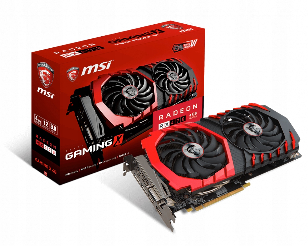 Купить MSI Radeon RX 470 ИГРОВАЯ X 4 ГБ DDR5: отзывы, фото, характеристики в интерне-магазине Aredi.ru