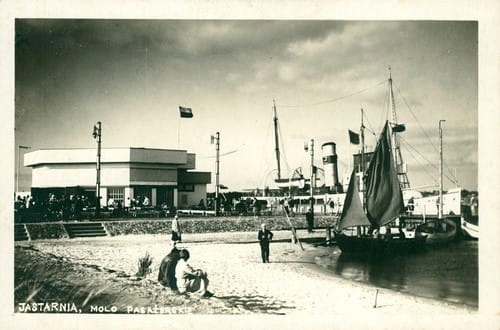 Jastarnia Molo pasażerskie - Reprodukcja 244