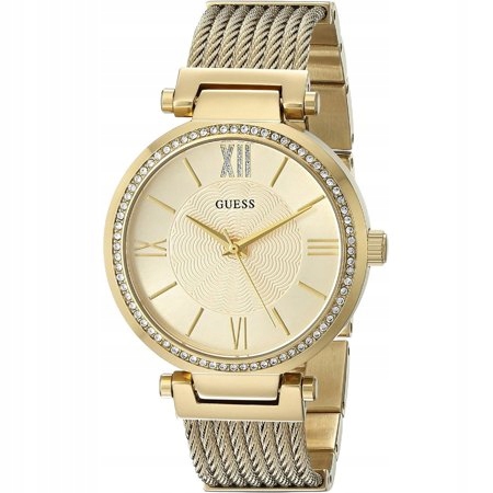 Złoty zegarek Guess Soho Crystal Gold Sklep Fra