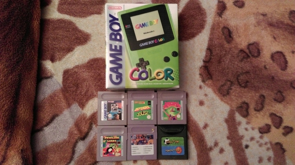 Game Boy Color | BOX | 6 GIER | 100% SPRAWNY | BDB