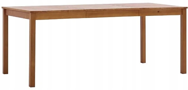 Stół do jadalni miodowy brąz 180x90x73 cm drewno sosnowe
