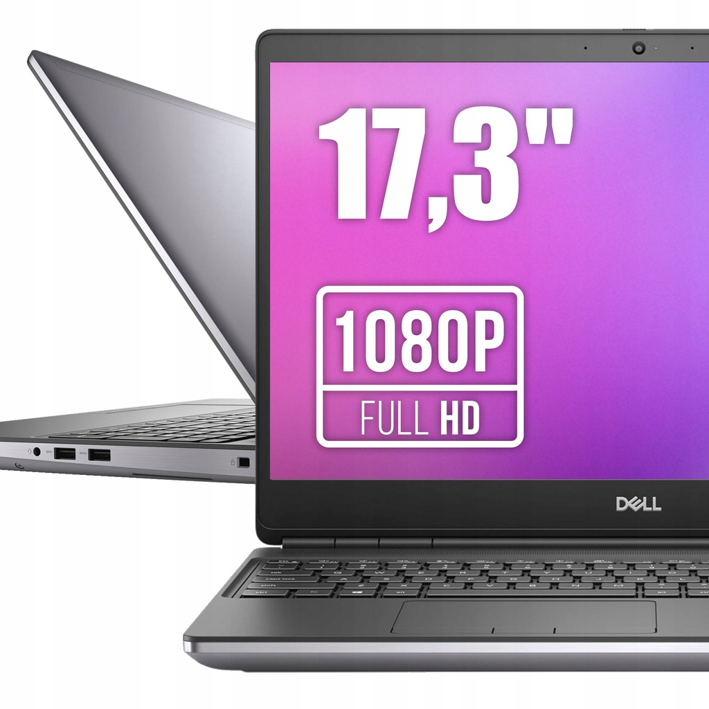 Dell Precision 7750 I7-10750H 32GB 1000GB RTX 3000 Full HD Windows