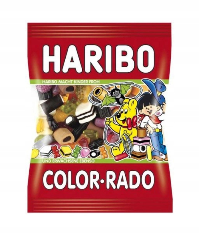 Żelki owocowe lukrecja mix Haribo Color Rado 200g