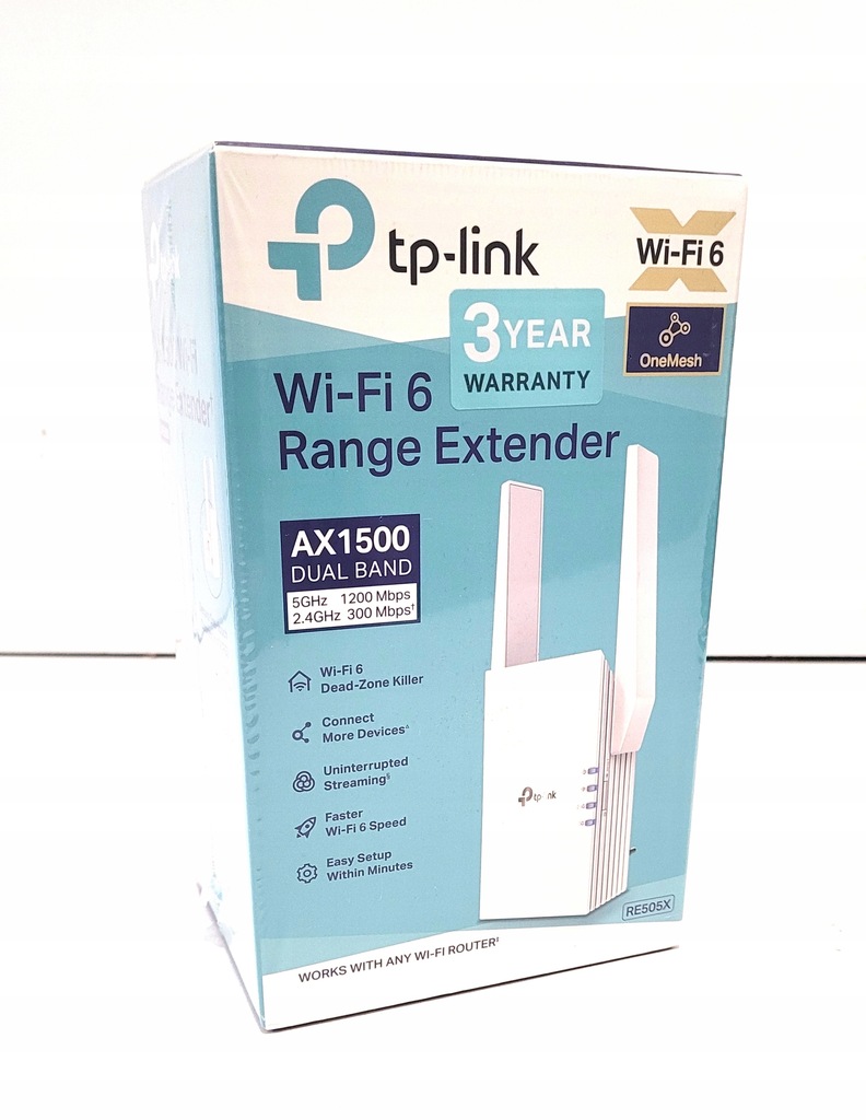 Wzmacniacz sygnału Wi-Fi TP-Link RE505X