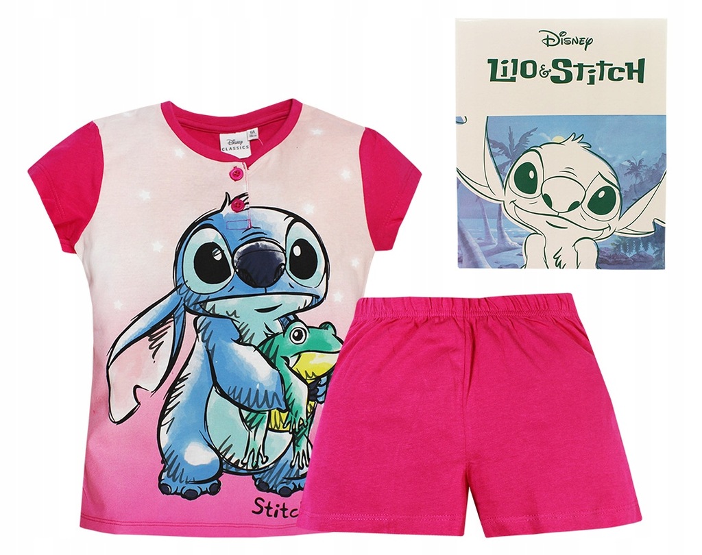 LILO I STICH DISNEY PIŻAMA ZESTAW W PUDEŁKU NA PREZENT DLA DZIEWCZYNKI 140
