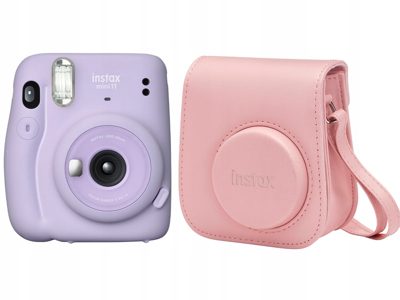 Aparat FUJIFILM Instax Mini 11 Fioletowy + Case