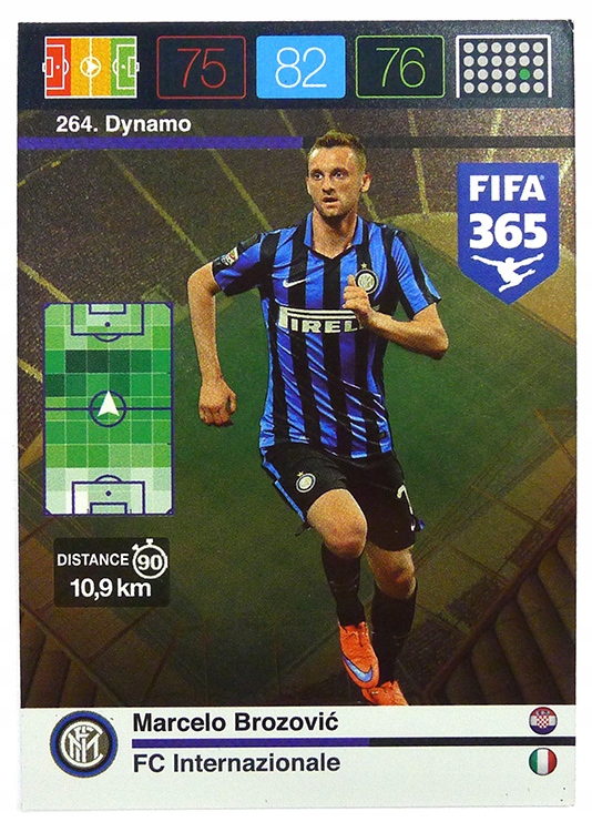 karty PANINI FIFA365 2016 DYNAMO Brozovic 264