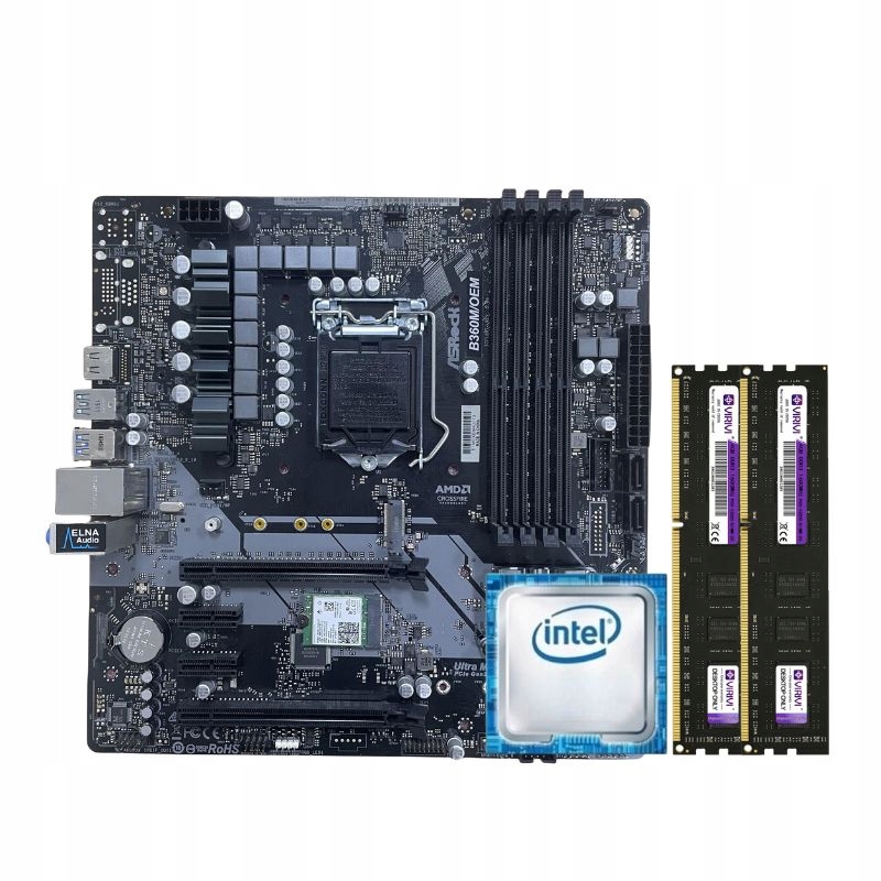 ASRock B360M ＋　Pentium G5400 ASRock B360M PRO4 LGA1151/Intel B360/DDR4/Quad CrossFireX