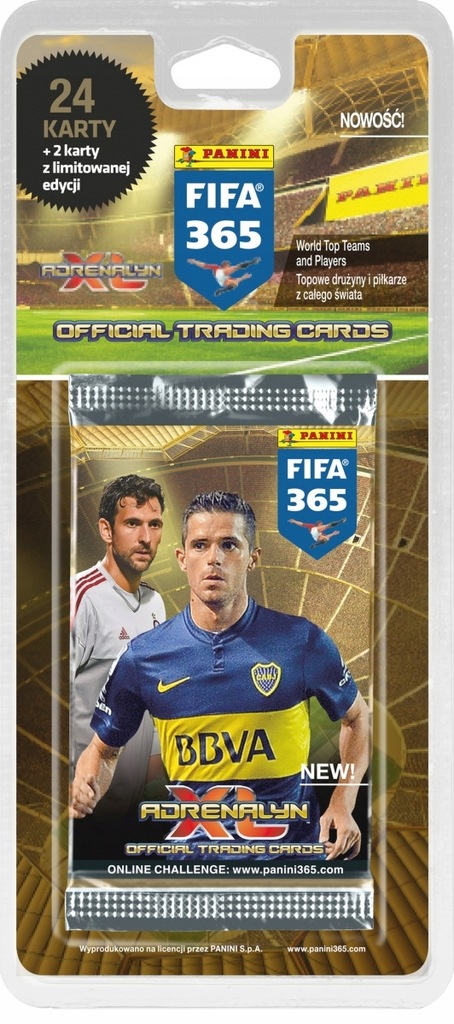 Panini FIFA 365 ADRENALYN XL 2017 karty piłkarskie
