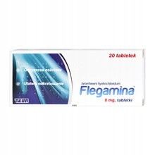 Flegamina, 8 mg, tabletki, 20 szt.