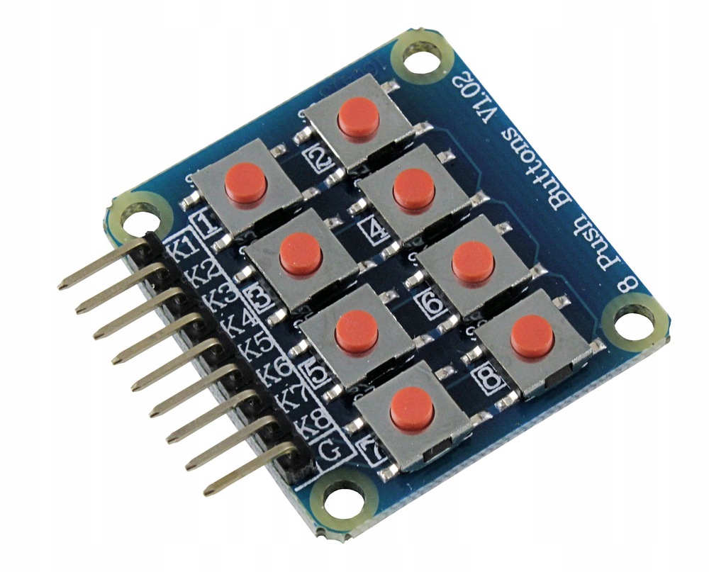 KLAWIATURA 2x4 MATRIX 8 PRZYCISKÓW ARDUINO AVR