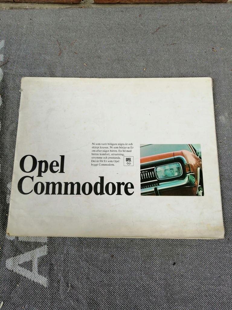 (B1)Stary album Opel Commodore