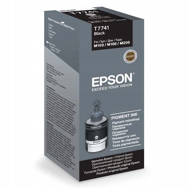Epson oryginalny ink / tusz C13T77414A, black, 140ml, Epson WorkForce M100,