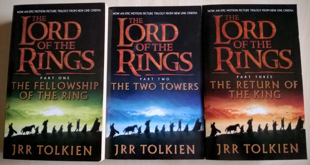 JRR Tolkien "Lord Of The Rings" trylogia oryginał