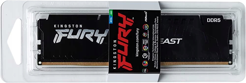 Kingston Fury Beast Black DDR5 8GB 6000MHz CL40