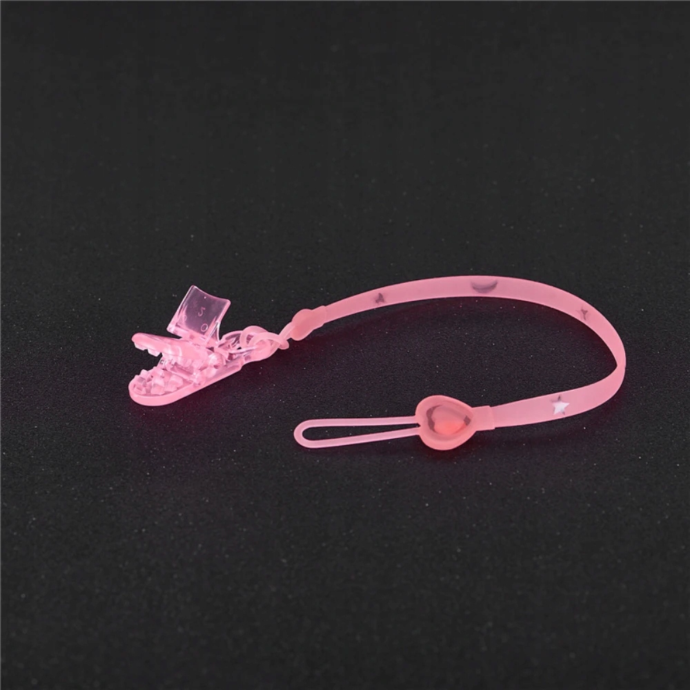 Silicone Elastic Baby Pacifier Clips Infant Dummy Pacifier Soother Nipple