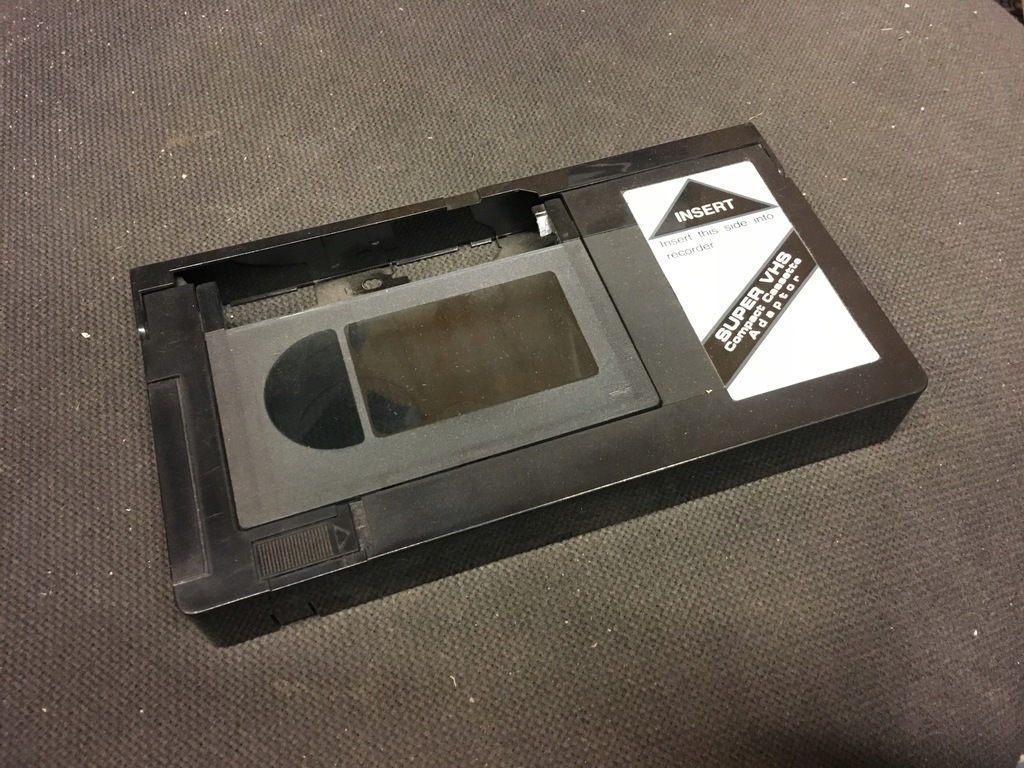 Adapter kasety VHS kaseta matka