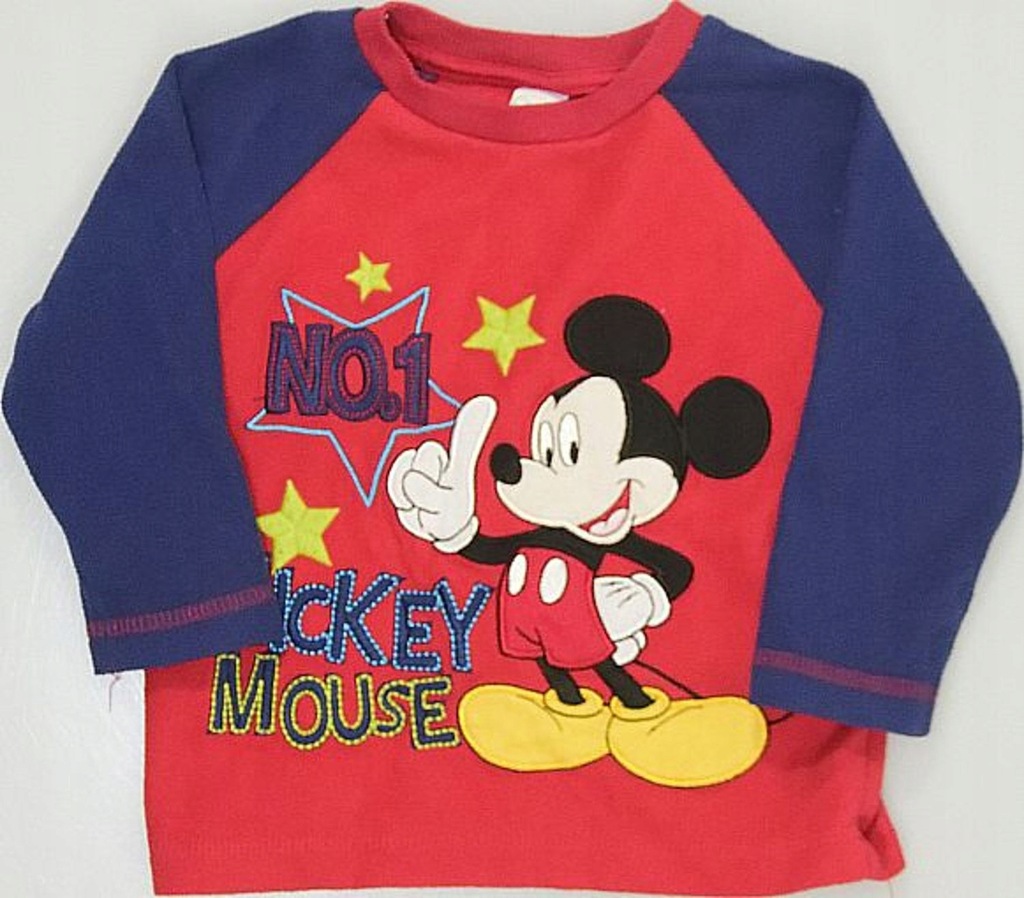 8-4967 POLAROWA BLUZA Z MICKEY DISNEY 9-12m 80cm