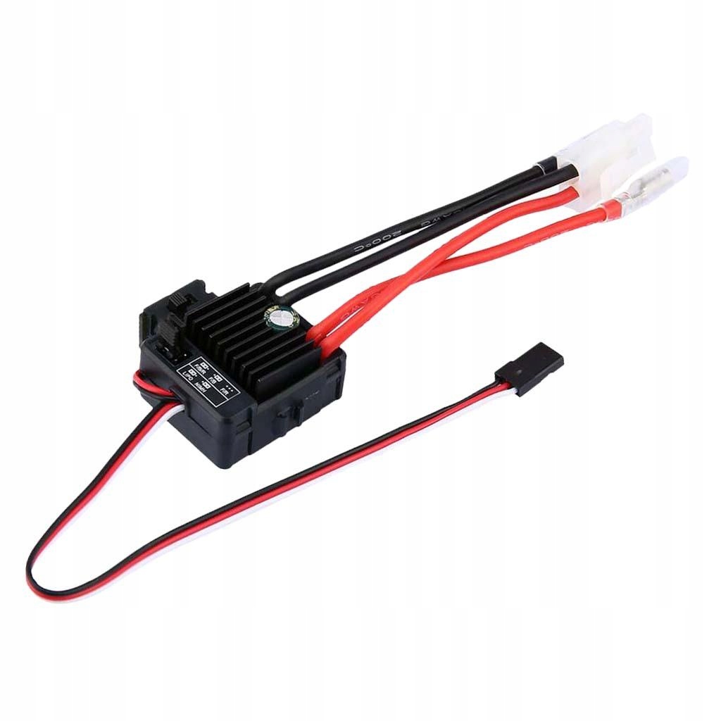 Waterproof Brushed 60A ESC for 1/10 Scale RC Cars Rock Crawler Monster