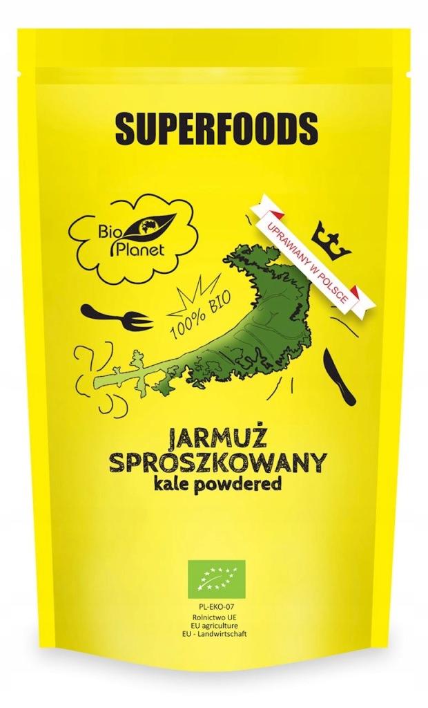 Jarmuż sproszkowany bio 125g Bio Planet EKO