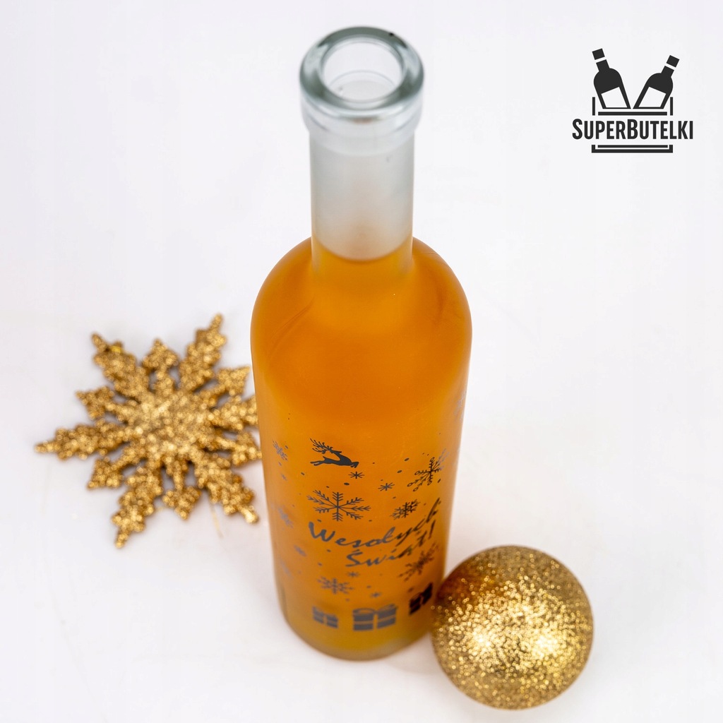 Купить Подарочная бутылка FUTURA 500 мл с РОЖДЕСТВЕНСКИМ принтом ...