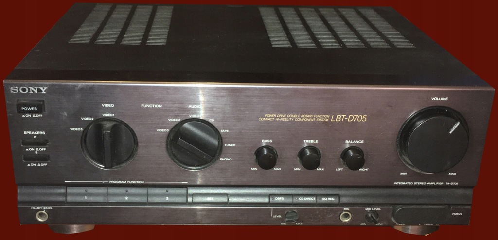 Sony LBT-D705 wzmacniacz zintegrowany TA-D705