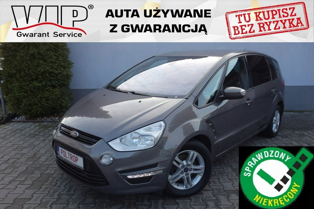 Ford S-Max 2,0D Automat Navi Ledy Klimatronik Alu