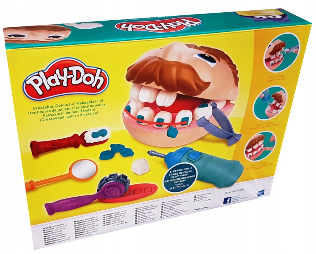 Play Doh Dentysta Zestaw Ciastolina Hasbro 7777587266 Oficjalne Archiwum Allegro