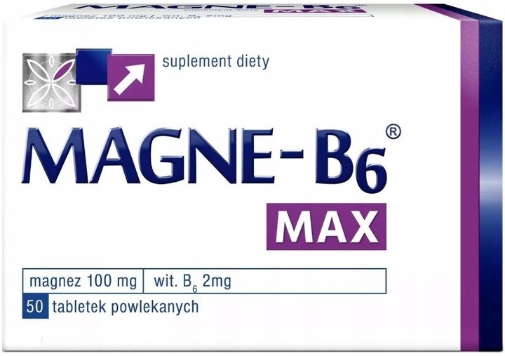 Magne-B6 Forte Max 50 tabletek Magnez Witaminą B6