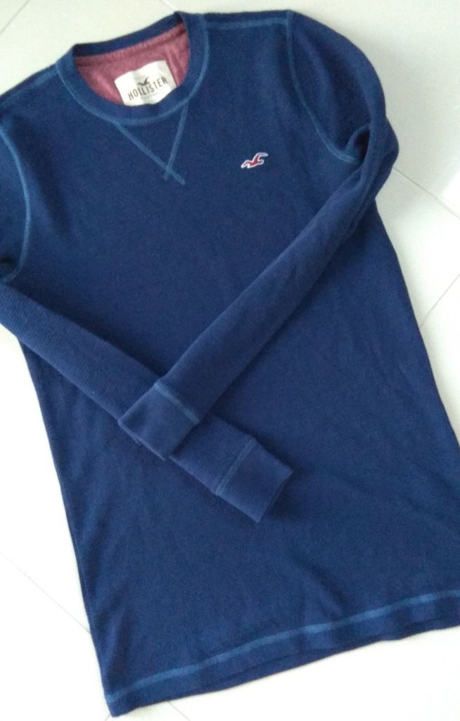 Longsleeve Hollister S koszulka bluzka męska Orygi