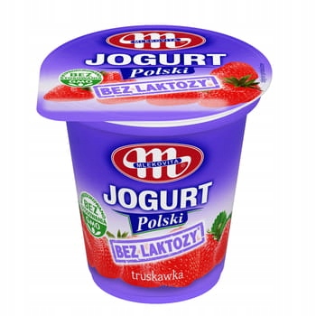 Mlekovita Jogurt Polski bez laktozy truskawkowy 15